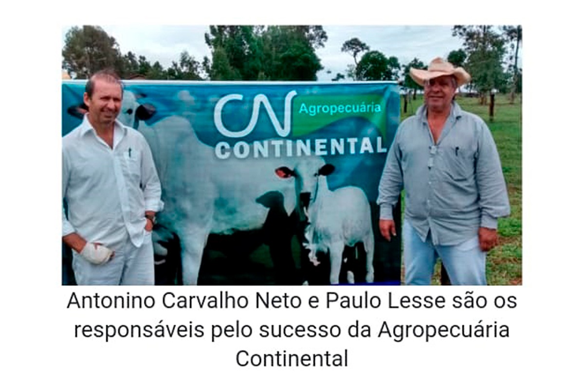 Melhoramento genÃ©tico Ã© tema de notÃ­cia sobre a parceira da Central LeilÃµes - AgropecuÃ¡ria Continental
